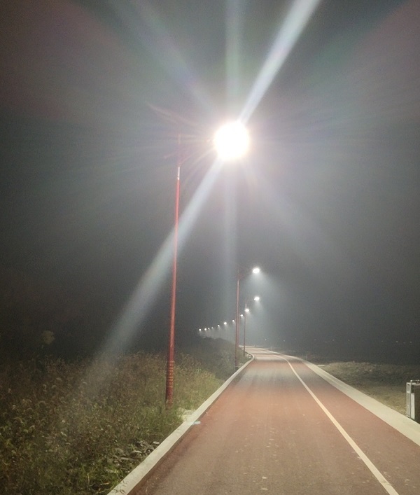 大佛寺景區(qū)大功率太陽能路燈工程